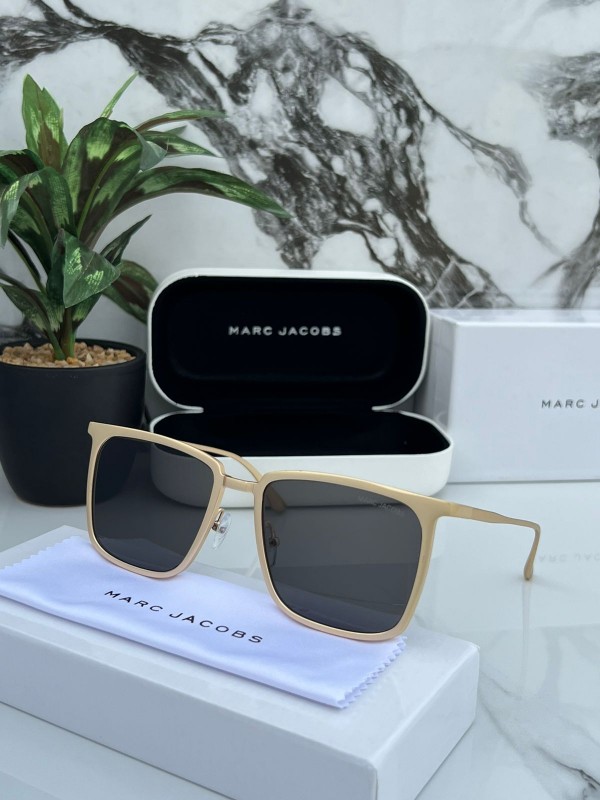 MARC JACOBS SQUARE METAL GOLD BLACK