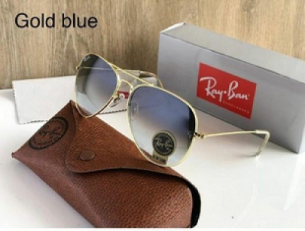 RAYBAN 3025 GOLD BLUE