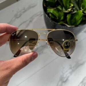 RAYBAN 3025 GOLD BROWN SHADED