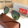 RAYBAN 3025 GOLD GREEN