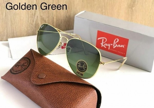 RAYBAN 3025 GOLD GREEN