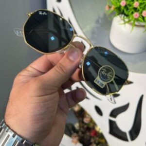 RAYBAN HEXAGONAL GOLD BLACK 3548