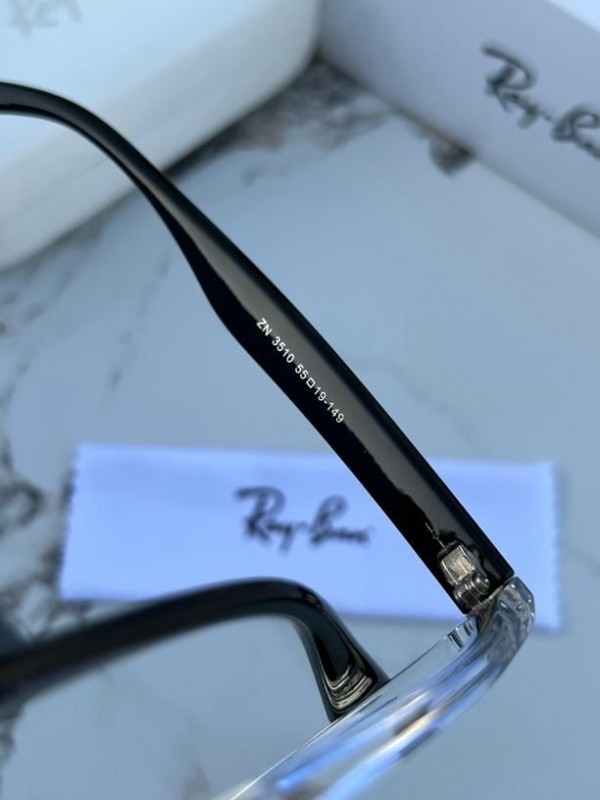 RAYBAN ZN3510 BLACK WHITE FRAME