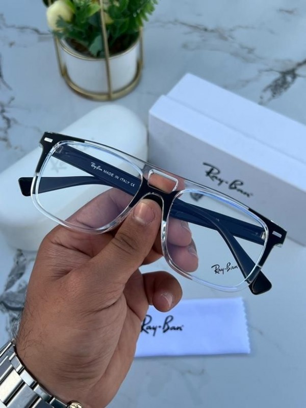 RAYBAN ZN3510 BLACK WHITE FRAME